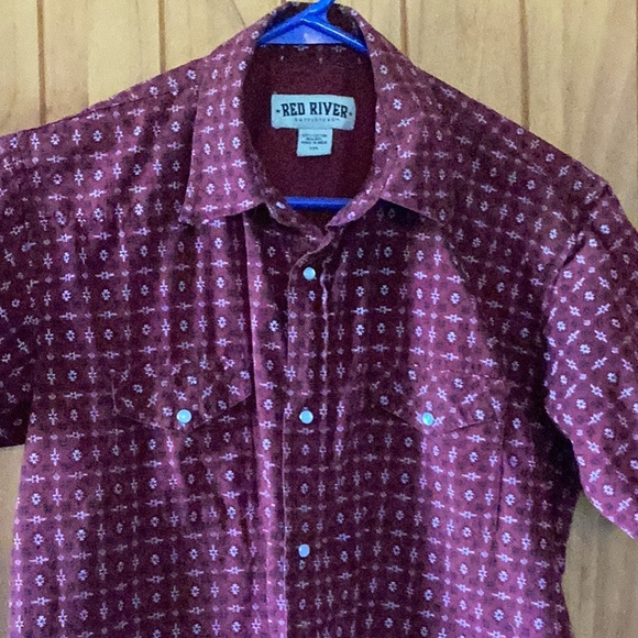 Boys Red River Pearl Snap - Picture 2 of 4